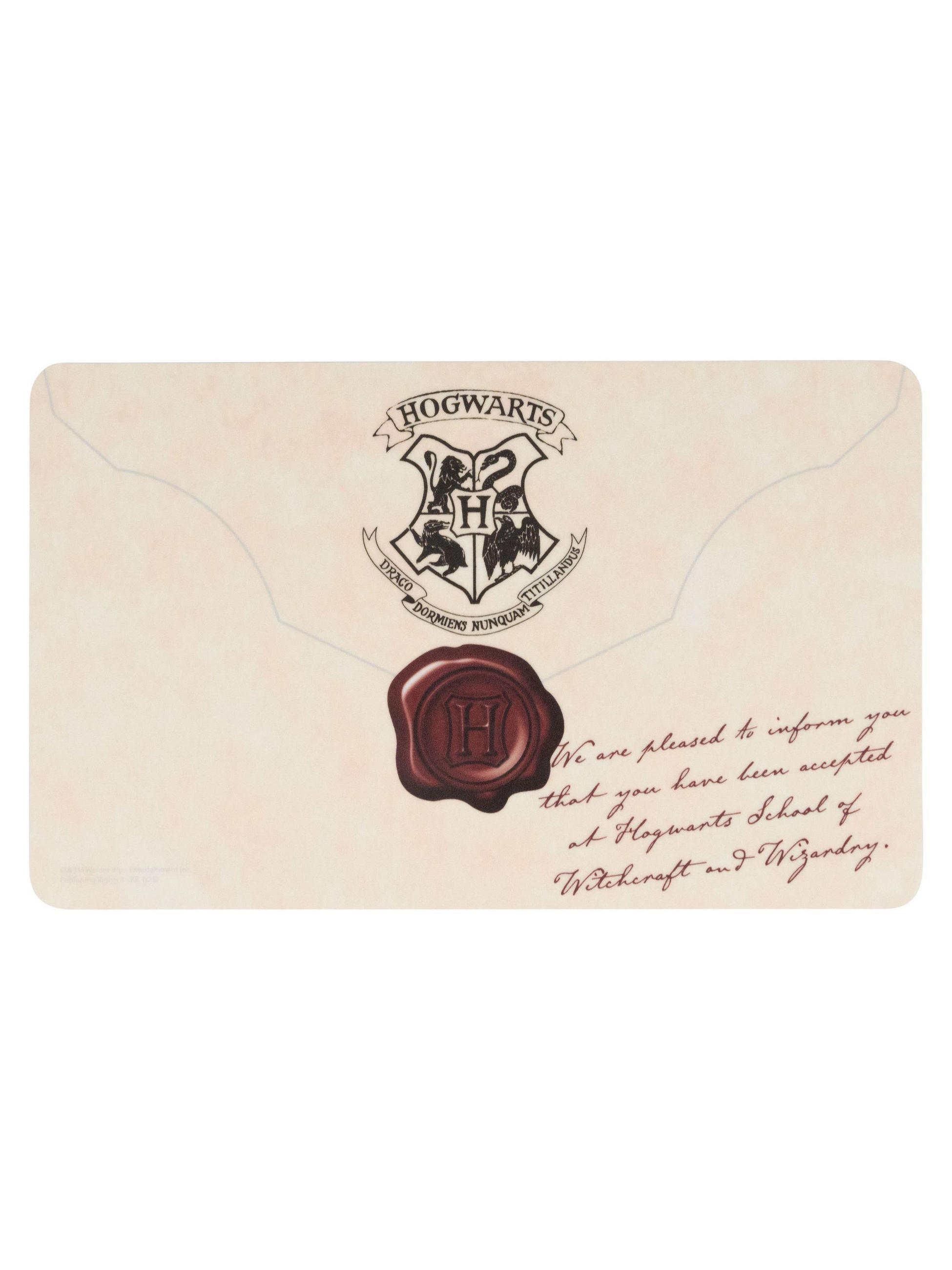 BRETTCHEN Harry Potter Brief Hogwarts 14,5 x 23, 5cm - Beige, Kunststoff (14.5/23.5cm) - United Labels