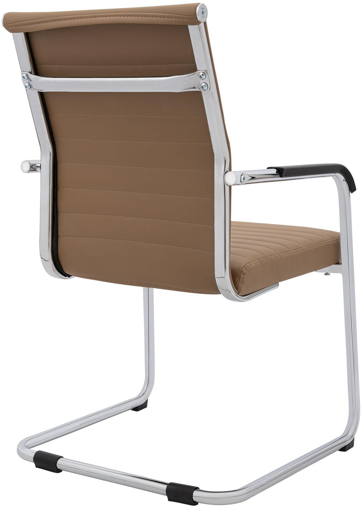 SCHWINGSTUHL Metall Hellbraun - Hellbraun, Metall (55/90/62cm) - CLP