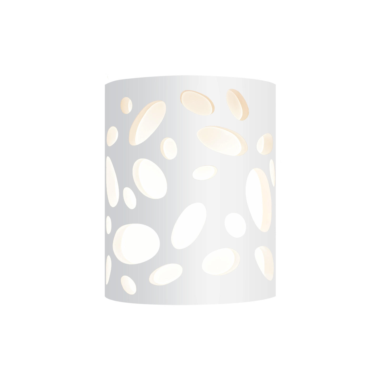 LED - WANDLEUCHTE Nixthun 18.0/9.0/23.0 cm - Weiß, Metall (18/9/23cm) - ZMH