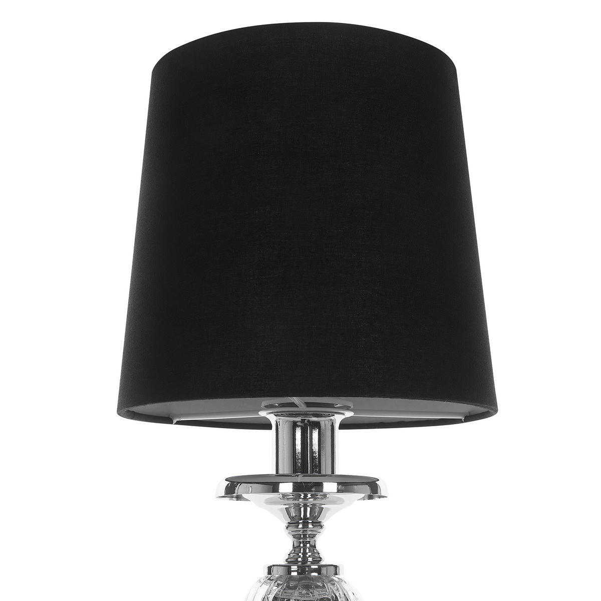 TISCHLAMPE Kubena 18/18/62 cm - Schwarz, Keramik (18/18/56cm) - Beliani
