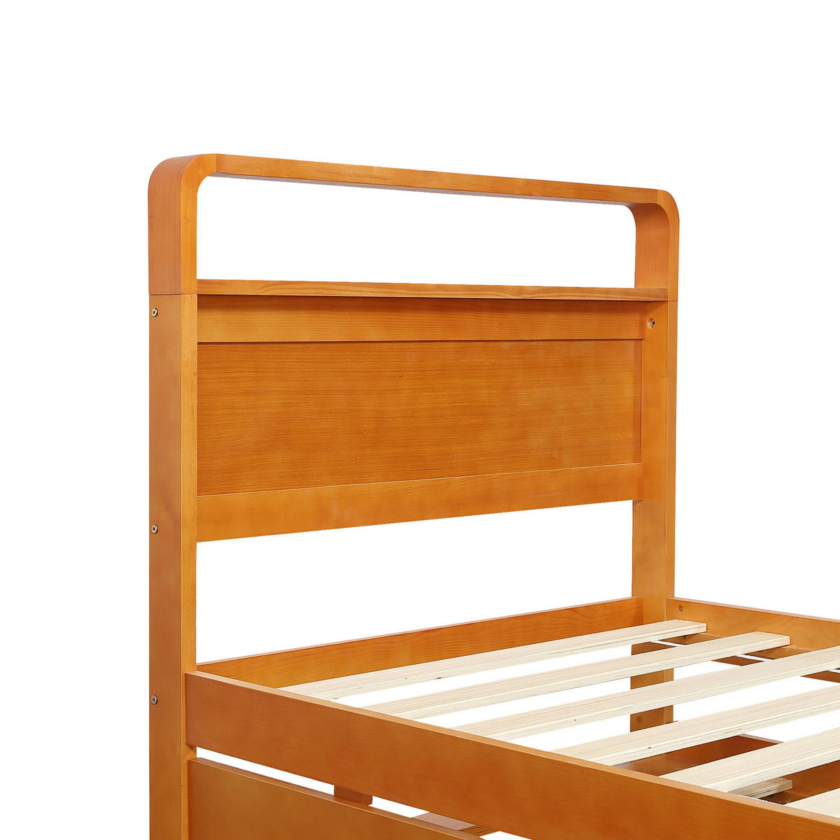 HOLZBETT 90/200 cm DE-32712 mit Ausziehbett Natur - Naturfarben, Holz (90/200cm) - ComfortXL