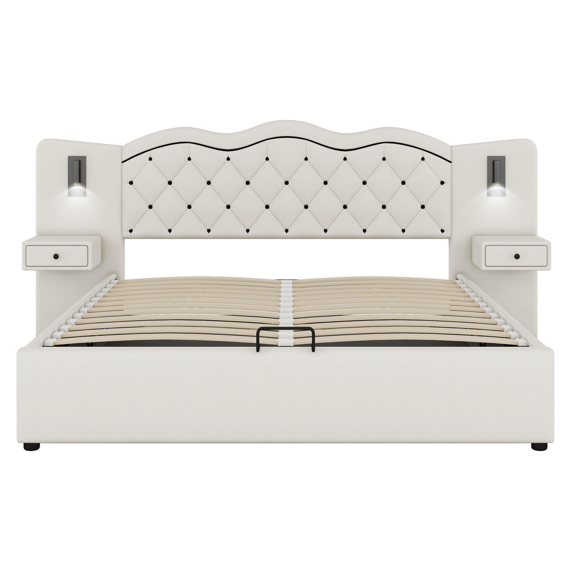 XXXLutz Polsterbett Beige