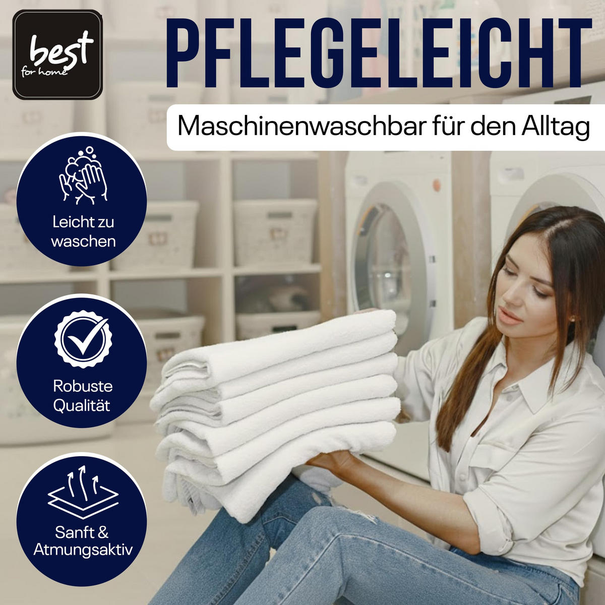 SPANNBETTLAKEN 160/200 cm, Jersey Elastisch 100 % Baumwolle Marineblau - Blau, Textil (160/200cm) - Best For Home