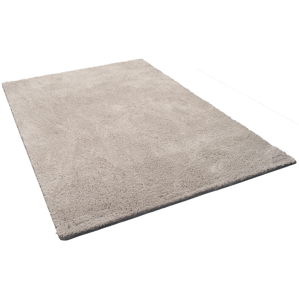 HOCHFLOR SHAGGY TEPPICH PALACE - Grau, Textil (133/133cm) - Snapstyle