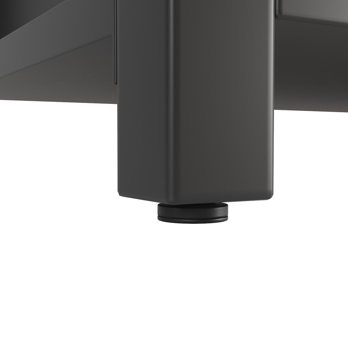 KÜCHENINSEL DE-41179 100/80/90 cm mit LED-Lichtleiste und Glasfront Schwarz - Schwarz, Holzwerkstoff (100/90/80cm) - ComfortXL