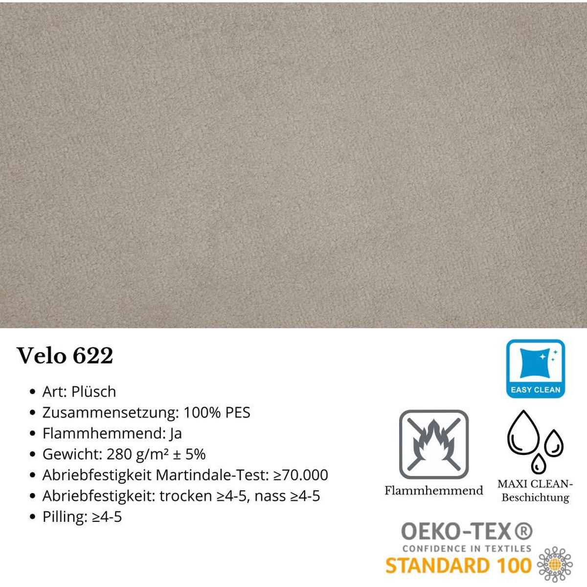 ECKSCHLAFSOFA Capri beige - Beige/Schwarz, Kunststoff/Textil (223/156cm) - Beautysofa