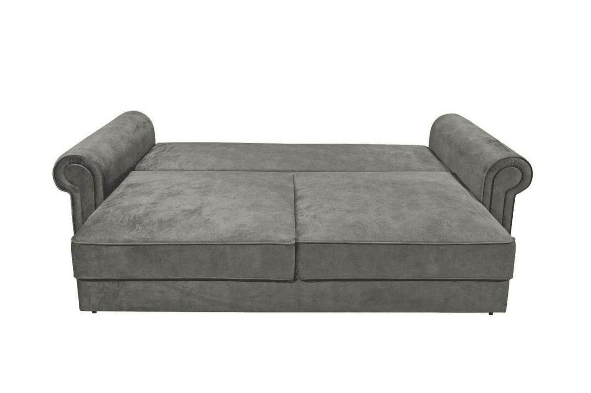 2-SITZER mit Schlaffunktion und Bettkasten - Bernsteinfarben/Schwarz, Kunststoff/Textil (252/102/115cm) - ed exciting design