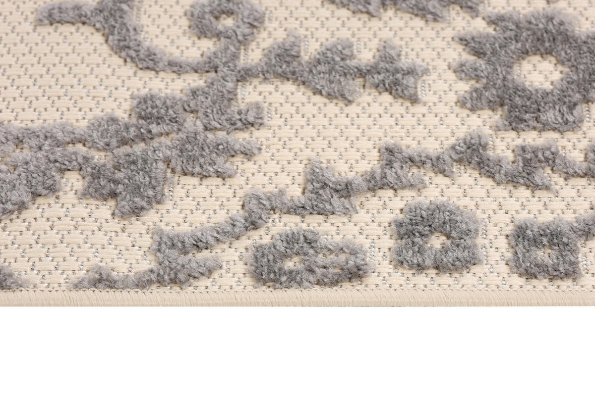 TEPPICH PATIO CREME 90/150 cm - Creme, Textil (90/150cm) - Tapiso