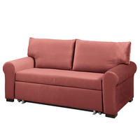 SCHLAFSOFA - Transparent/Altrosa, Birkenholz/Textil (165/95/90cm) - home24