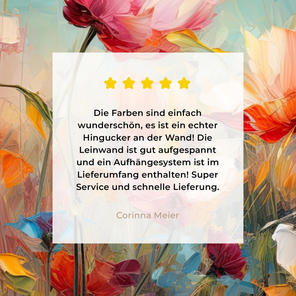 LEINWANDBILD Blumen - Aquarell - Kunst - Botanisch - Natur Wanddeko 90x60 cm - Orange, Textil (90/60cm) - MuchoWow