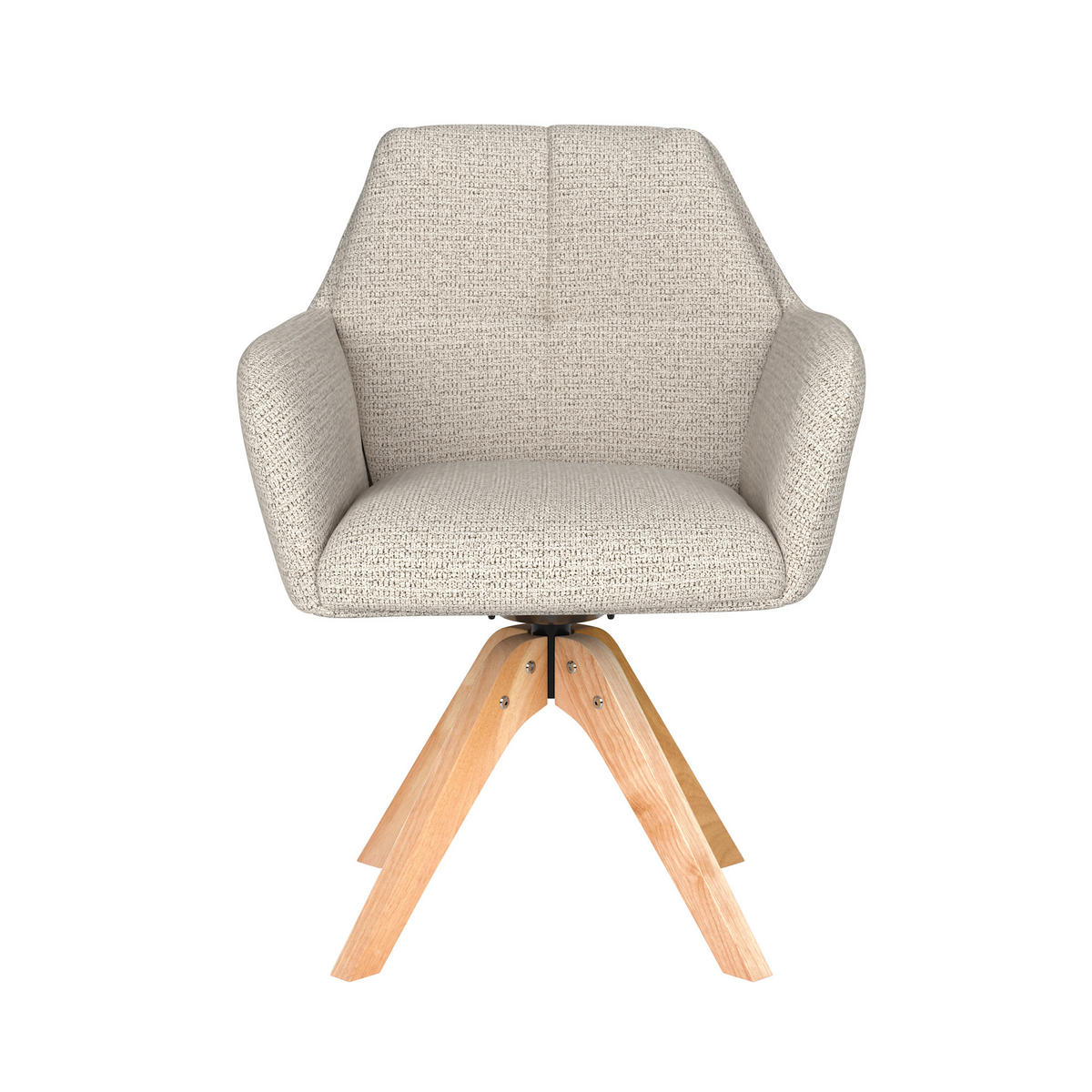 ESSZIMMERSTUHL Pete - Beige - 62/63/85 cm - Beige, Textil (63/85/62cm)