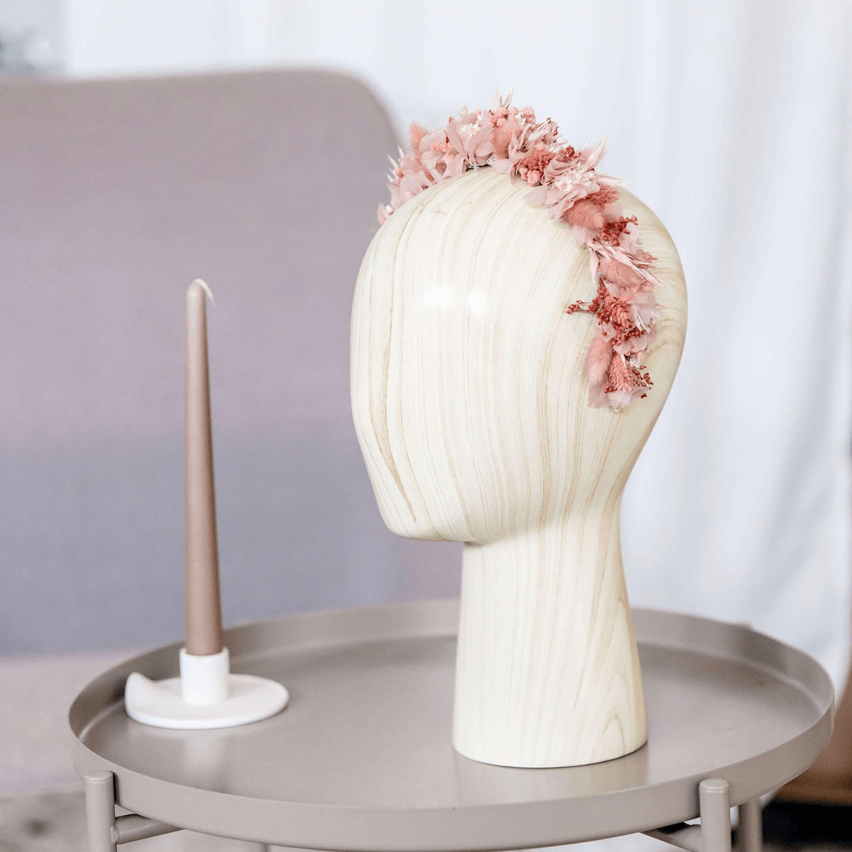 Lykke & You Haarreif Rosa 15 cm