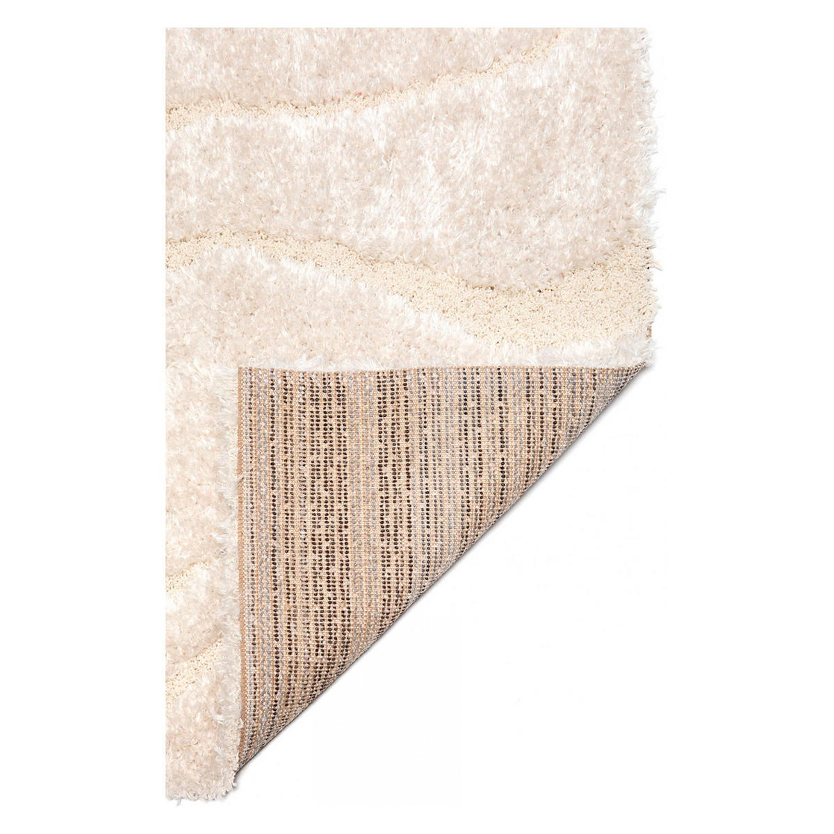 TEPPICH Alivio schneeweiß 80 x 150 x 1 cm - Weiß, Textil (80/150cm) - Vivaraise
