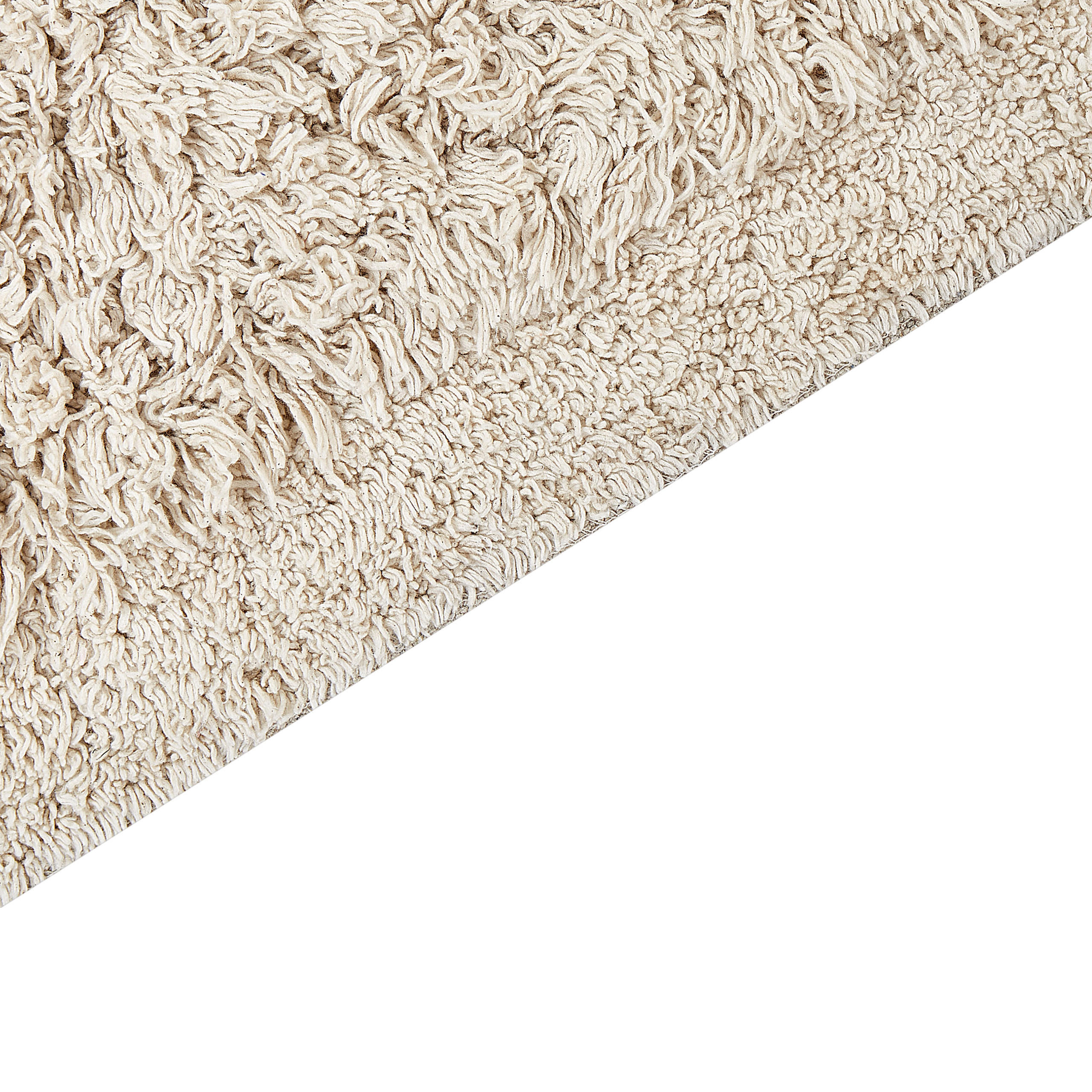 Beliani Badematte Beige 50x80 cm