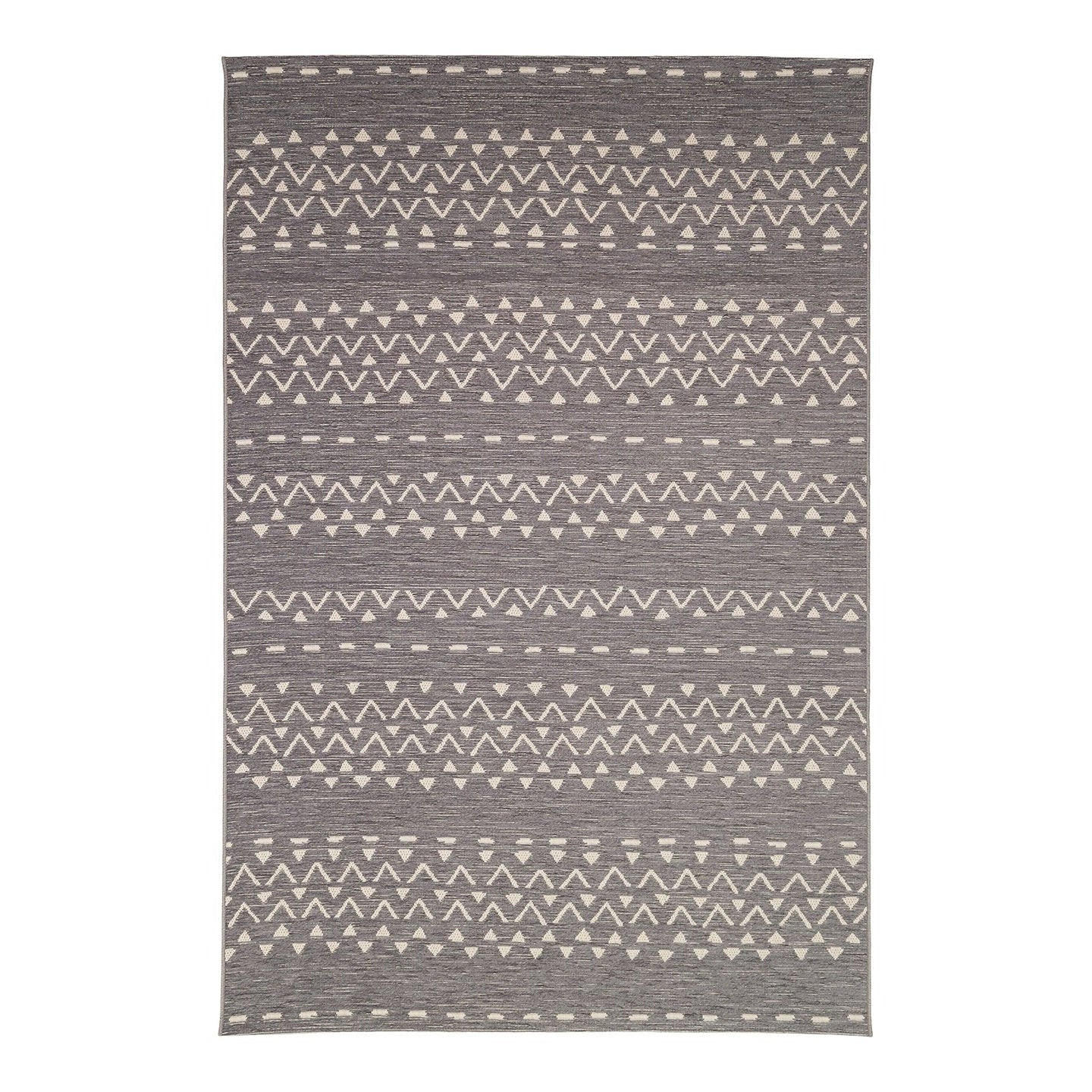 AFK Living Teppich Grau 160x230 cm