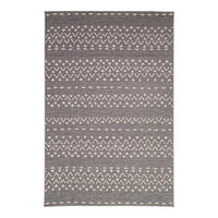 TEPPICH Indoor Outdoor Ethno-Stil grau - Grau, Textil (160/230cm) - AFK Living