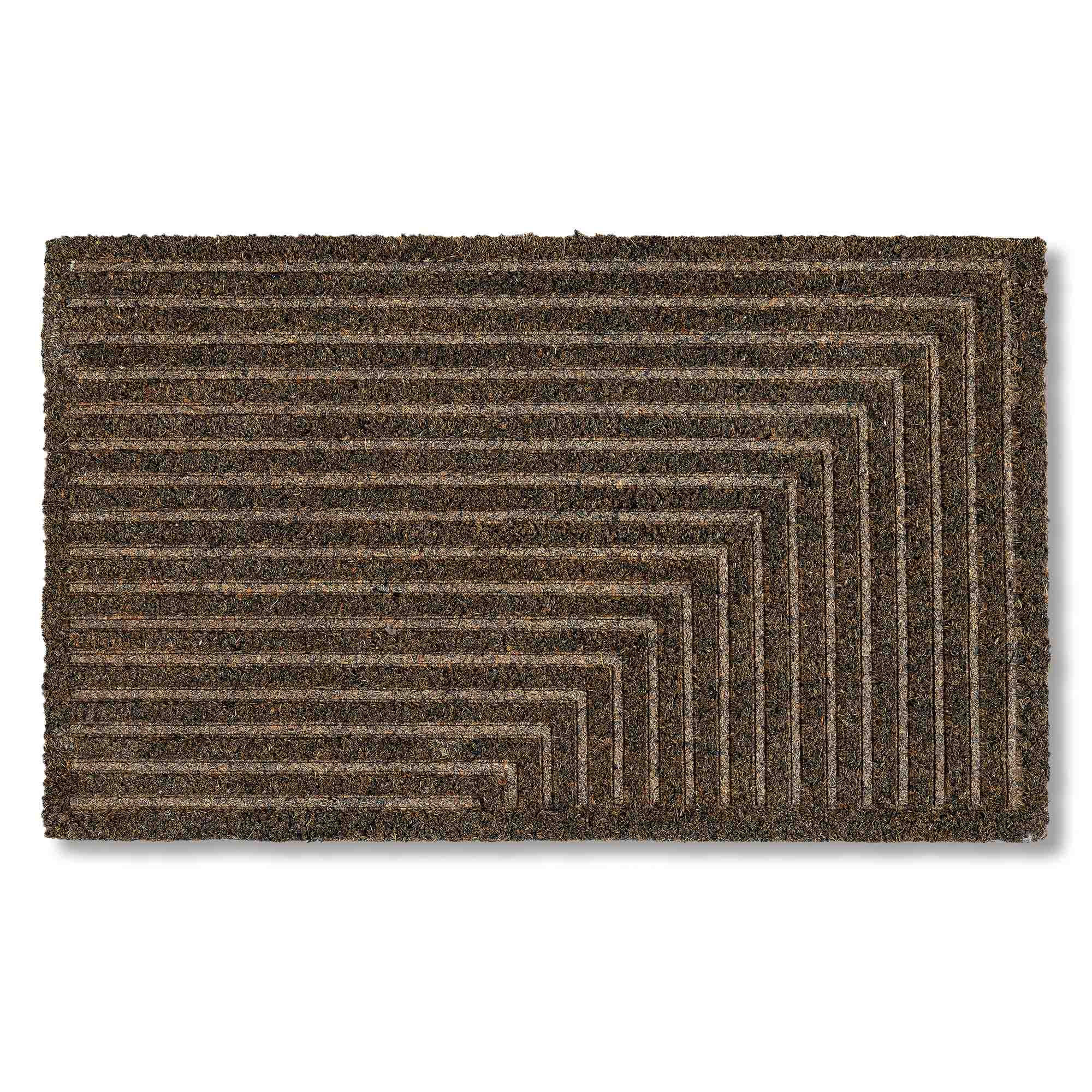 FUSSMATTE COCO SHAPE COLOR - Platinfarben, Textil (45/75cm) - Astra