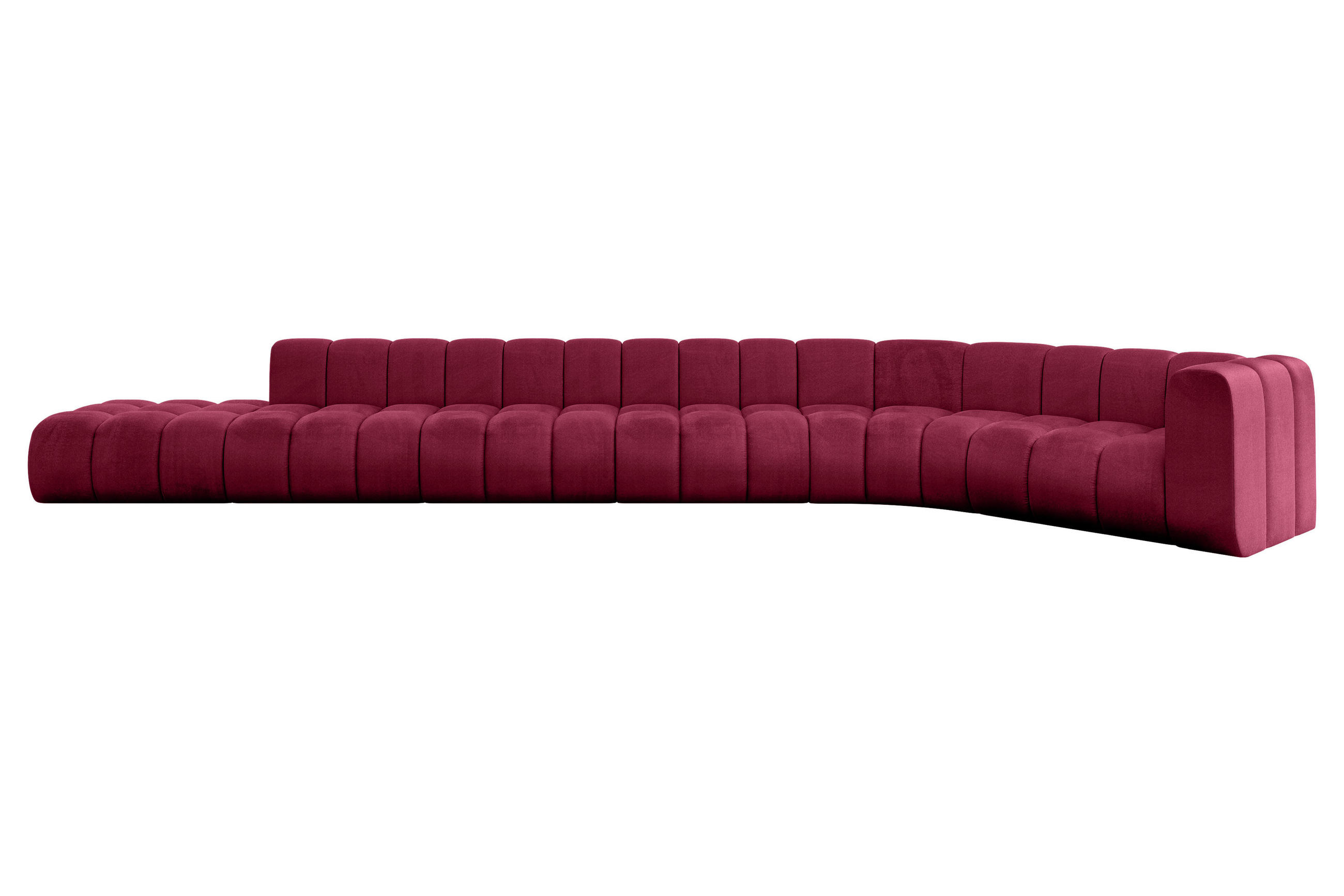 Altdecor Ecksofa Bordeaux 581x194 cm