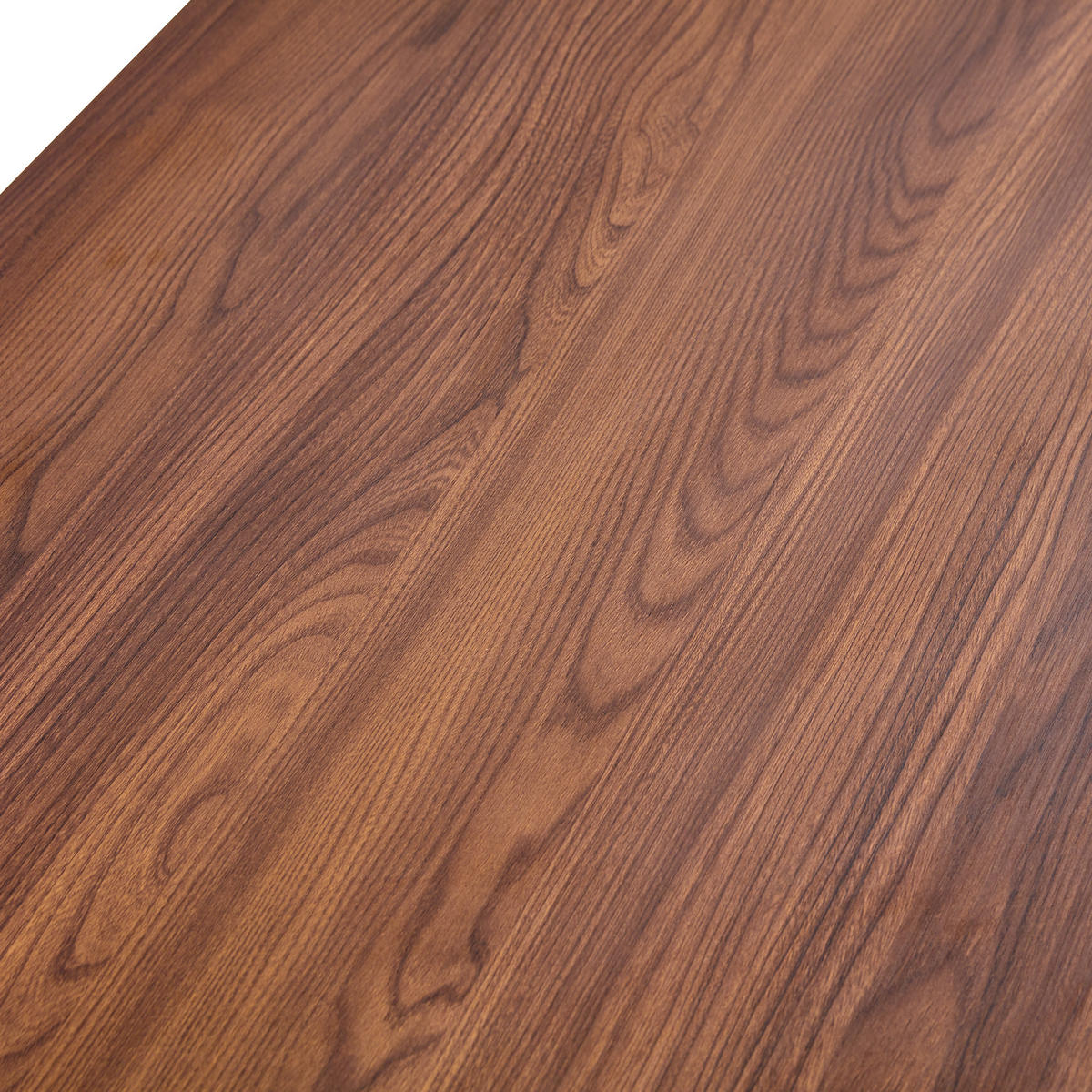COUCHTISCH aus MDF in Walnuss 100x50x44.5 cm mit 2 Ebenen Stauraum - Walnussfarben, Holzwerkstoff (100/50/44.5cm) - Modfu
