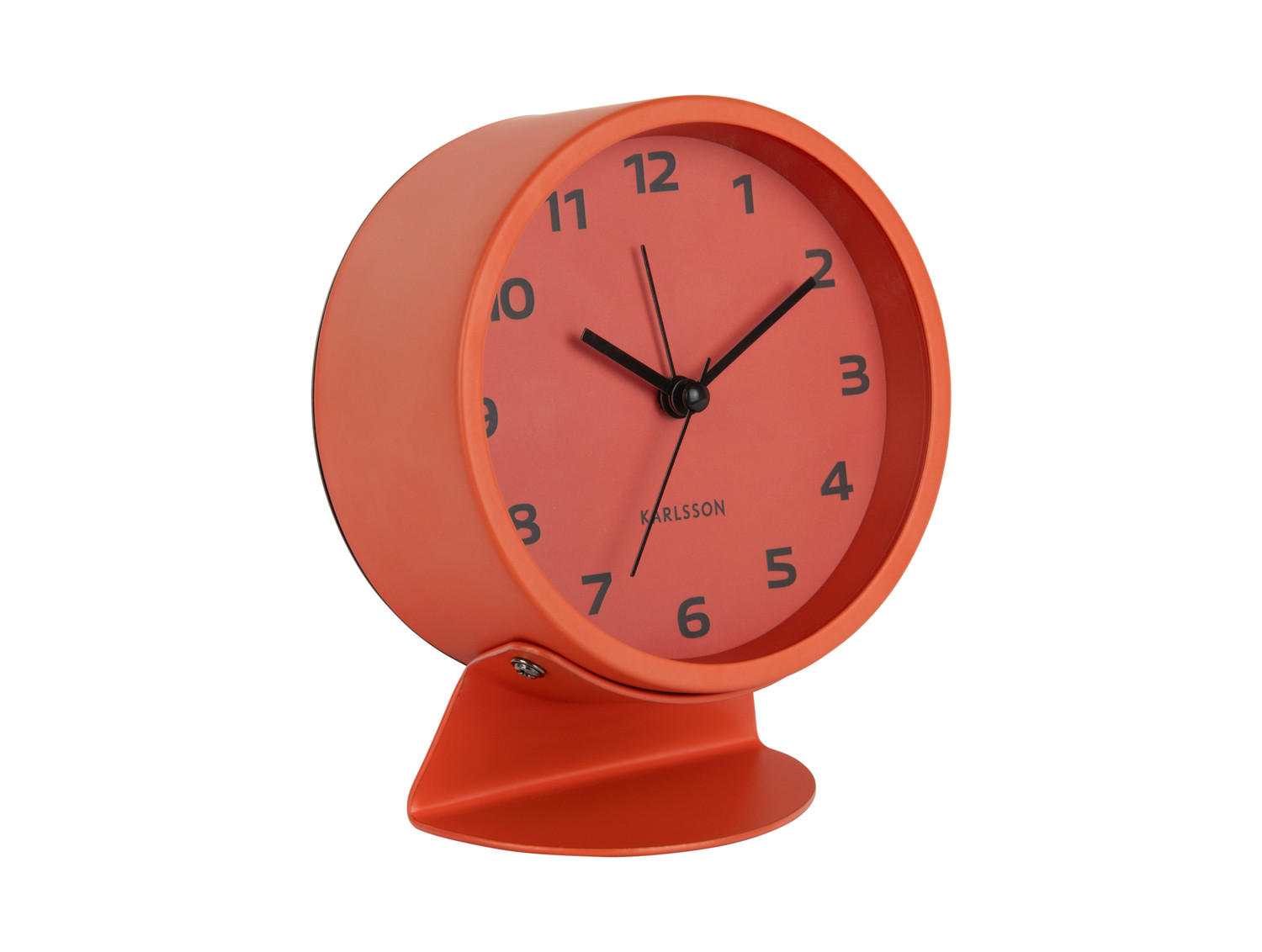 WECKER Cool Retro Orange 11/11/13 cm - Orange, Metall (11/13/11cm) - Karlsson
