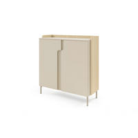 KOMMODE PAURO 08 103/110/42 cm in Eiche Mavelie / Macadamia - Eichefarben/Beige, Holzwerkstoff (103/110/42cm) - Deine Möbel 24