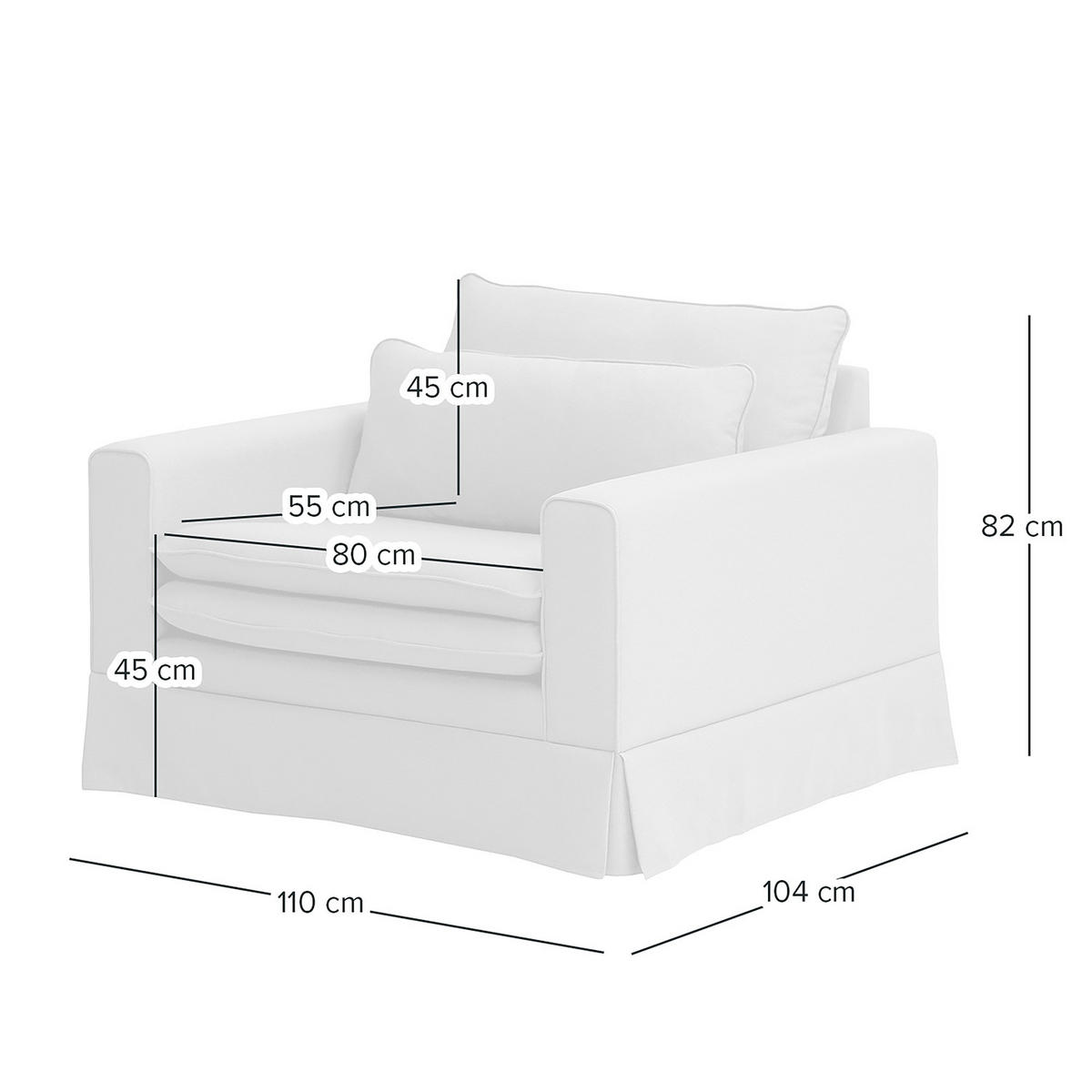 XXL-SESSEL mit Husse - Webstoff - Hellgrau/Schwarz, Wellpappe/Kunststoff (110/82/104cm) - home24