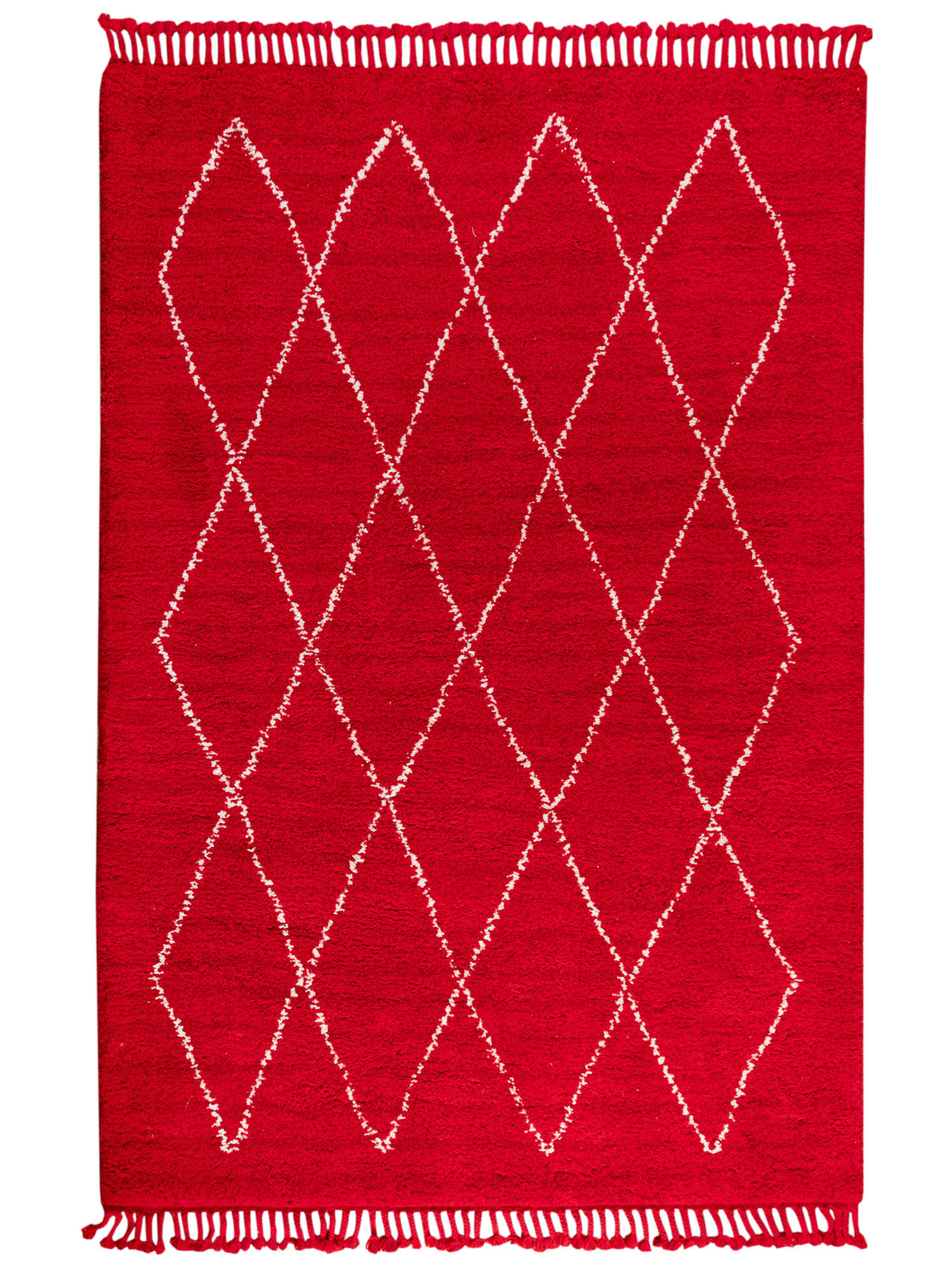 Steffensmeier Berberteppich Rot 170x240 cm