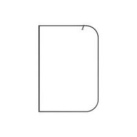 DUSCHWAND - 140 cm x 0.6 cm - Metall, Glas - Schwarz - DOUYANO - Schwarz, Glas/Metall (140/200cm) - Vente-Unique