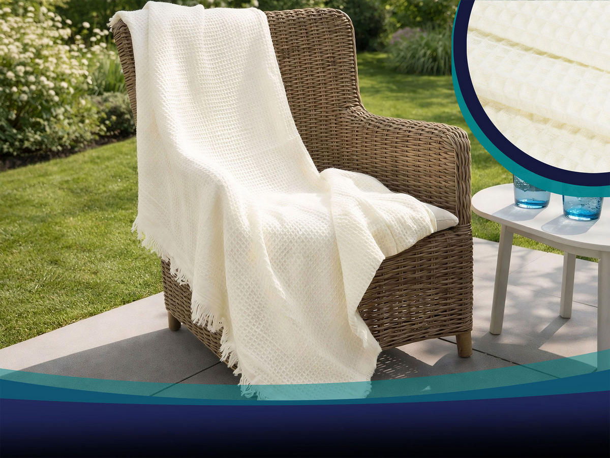 KUSCHELDECKE, 150x200 cm, 100% Polyacryl - Creme, Textil (150/200cm) - Zollner