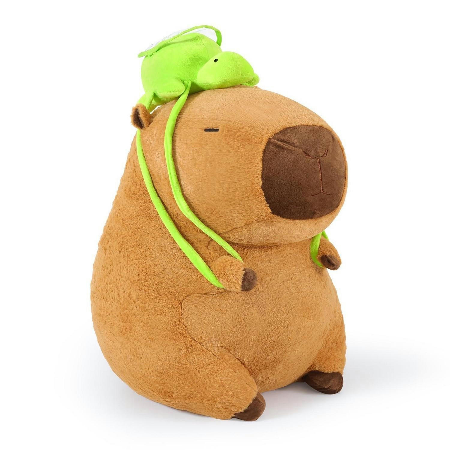 STOFFTIER Capybara 90 cm - Braun, Textil (60/90cm)