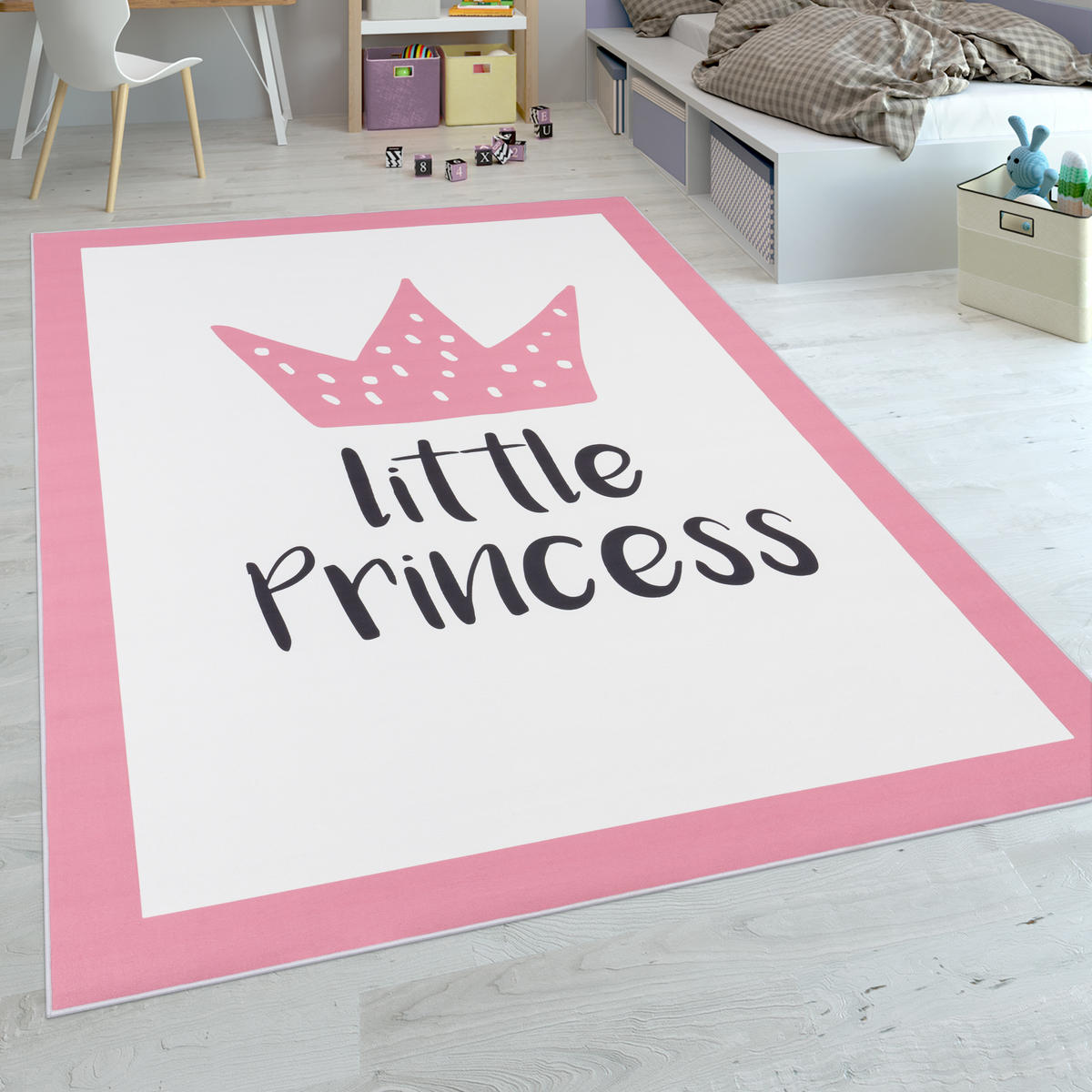 KINDERTEPPICH 160/230 cm Aleyna 111 - Pink, Textil (160/230cm) - Paco Home