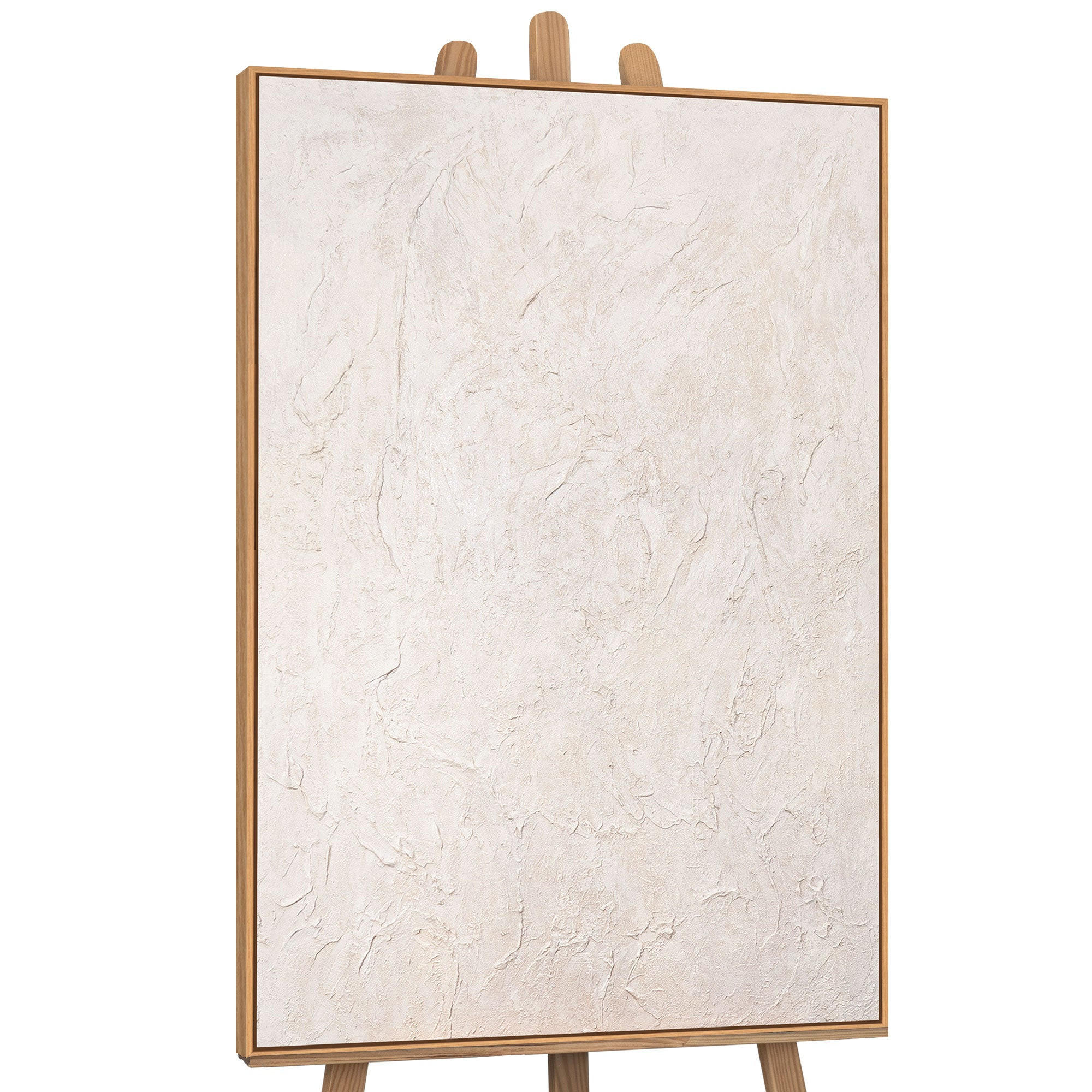 GEMÄLDE Das Flüstern der Zeit Schattenfugenrahmen Eichefarben 120x80 cm - Eichefarben, Holz (120/80cm) - YS-art gallery