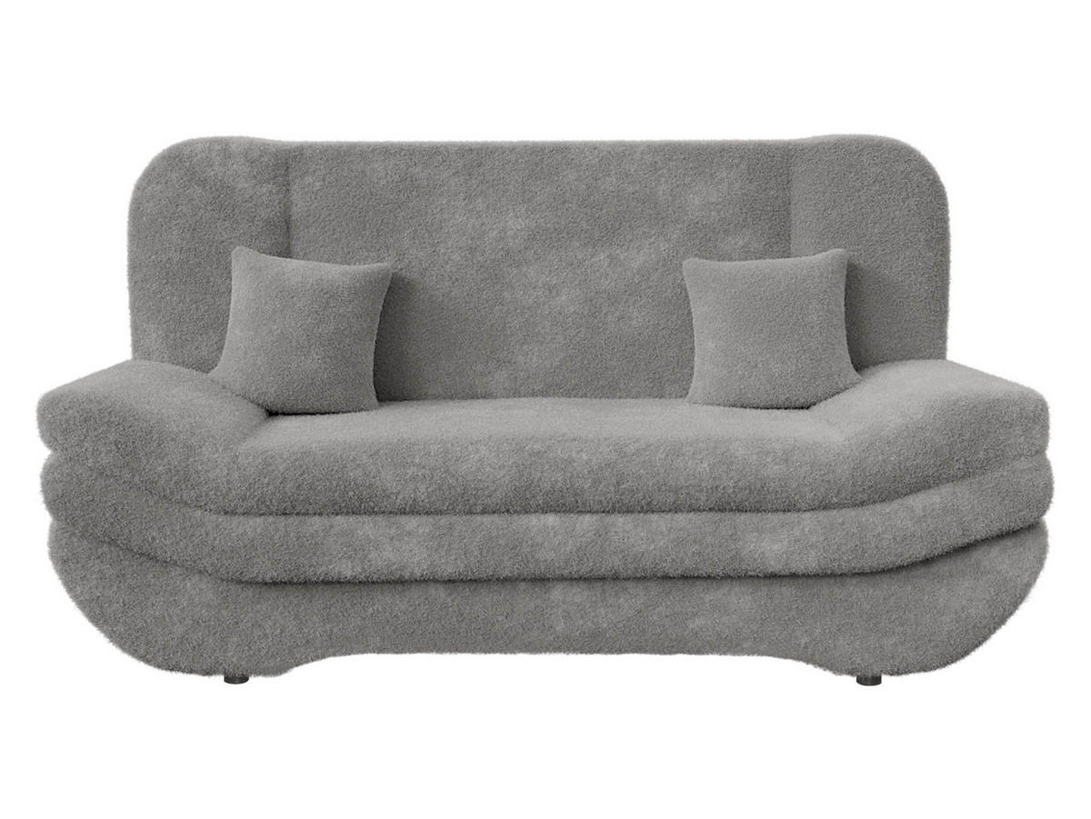 SCHLAFSOFA Weronika - Greige/Schwarz, Holz/Kunststoff (200/95/90cm) - MIRJAN24