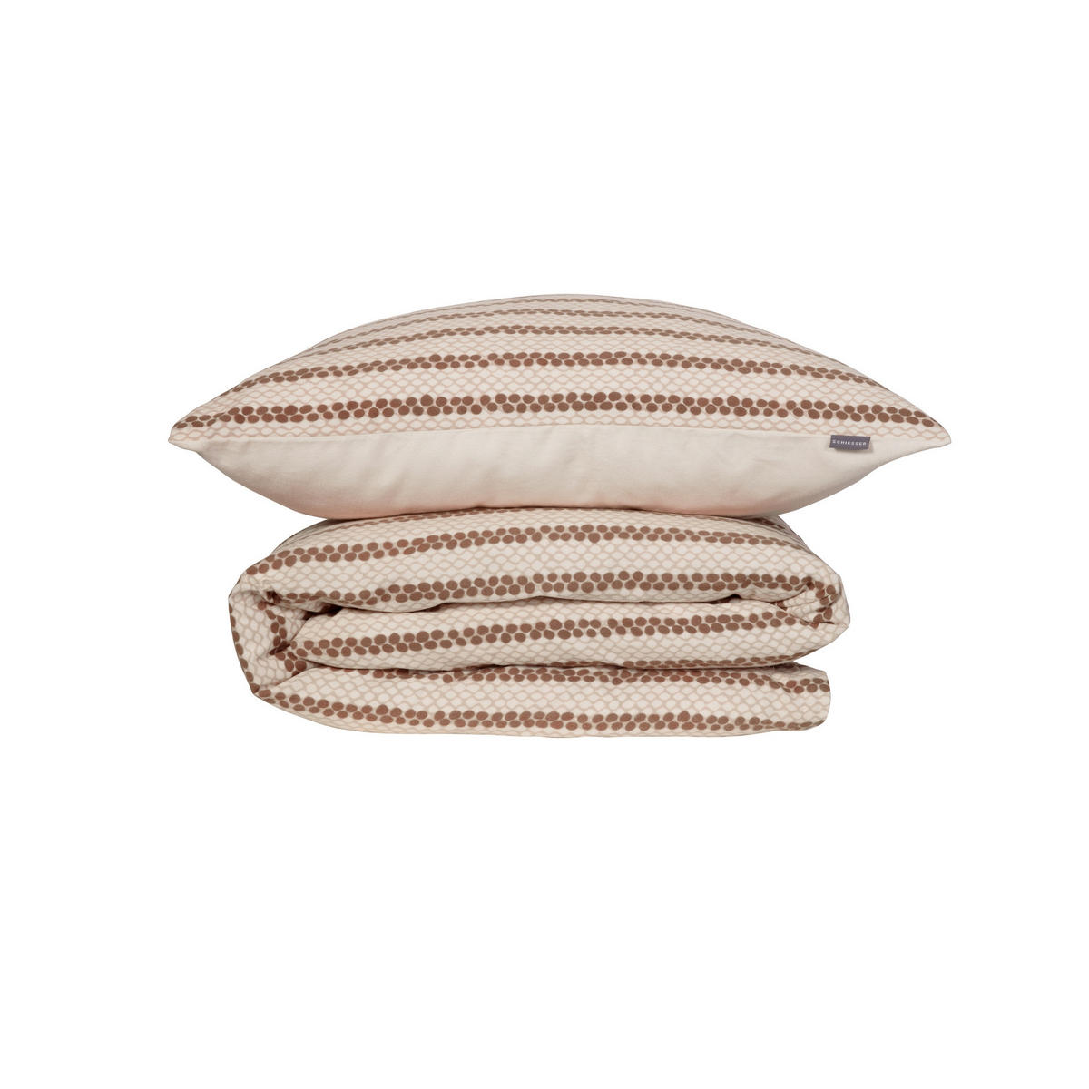 BETTWÄSCHESET Gwen - Feinbiber - 2-teilig - 155 x 220 cm - Creme - Creme, Textil (155/220cm) - SCHIESSER