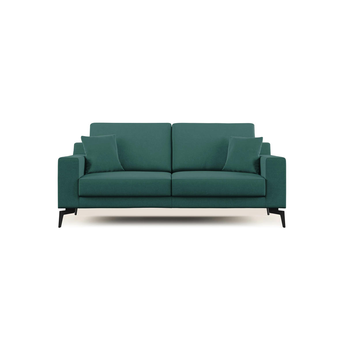 LINEARSOFA Prestige - Petrol, Textil (206/95/91cm) - Divani.store