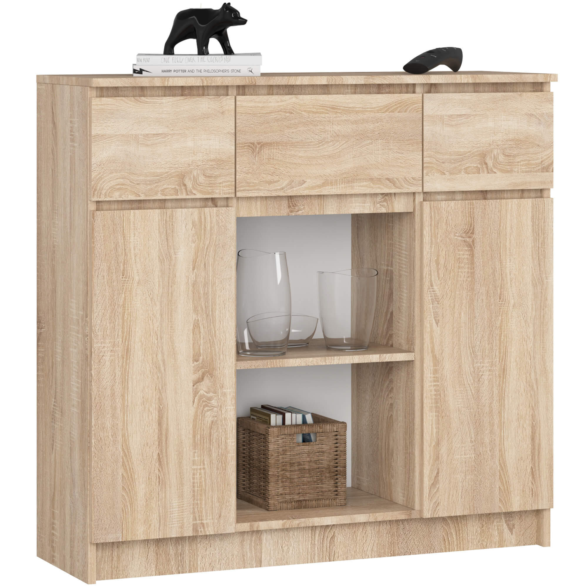 Akord Kommode Sonoma Eiche 101x98x35 cm