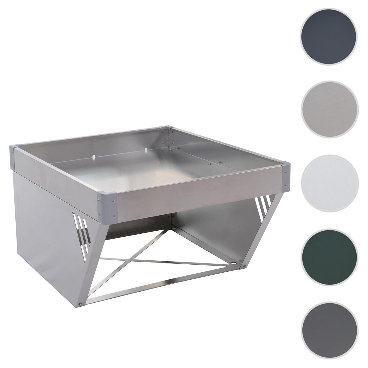 GÁRAŽ PRO KOSÍCÍ ROBOT Stříbrně šedá - stříbrná, kov (60/39/70cm) - MCW