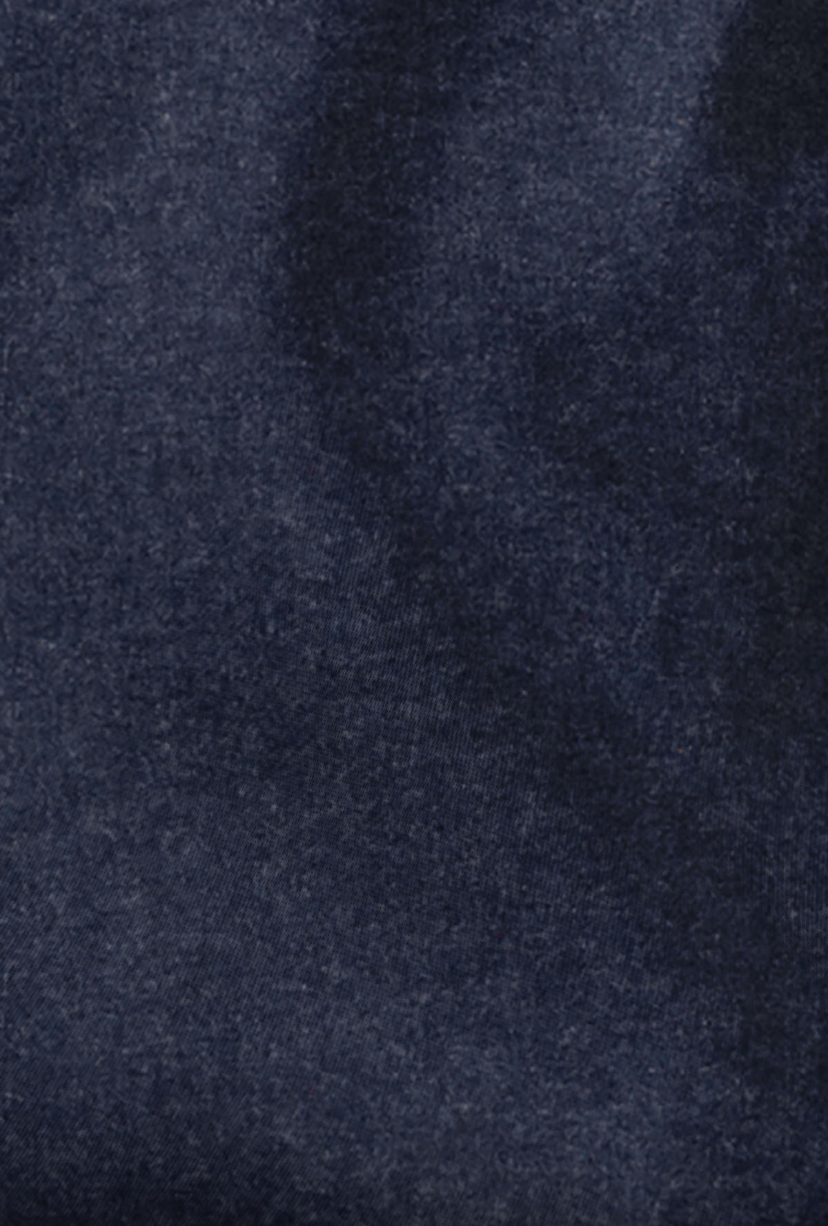 BETTWÄSCHE-GARNITUR Biber Melange UNI marine, 155x200 cm + 80x80 cm - Dunkelblau, Textil (155/200cm) - biberna