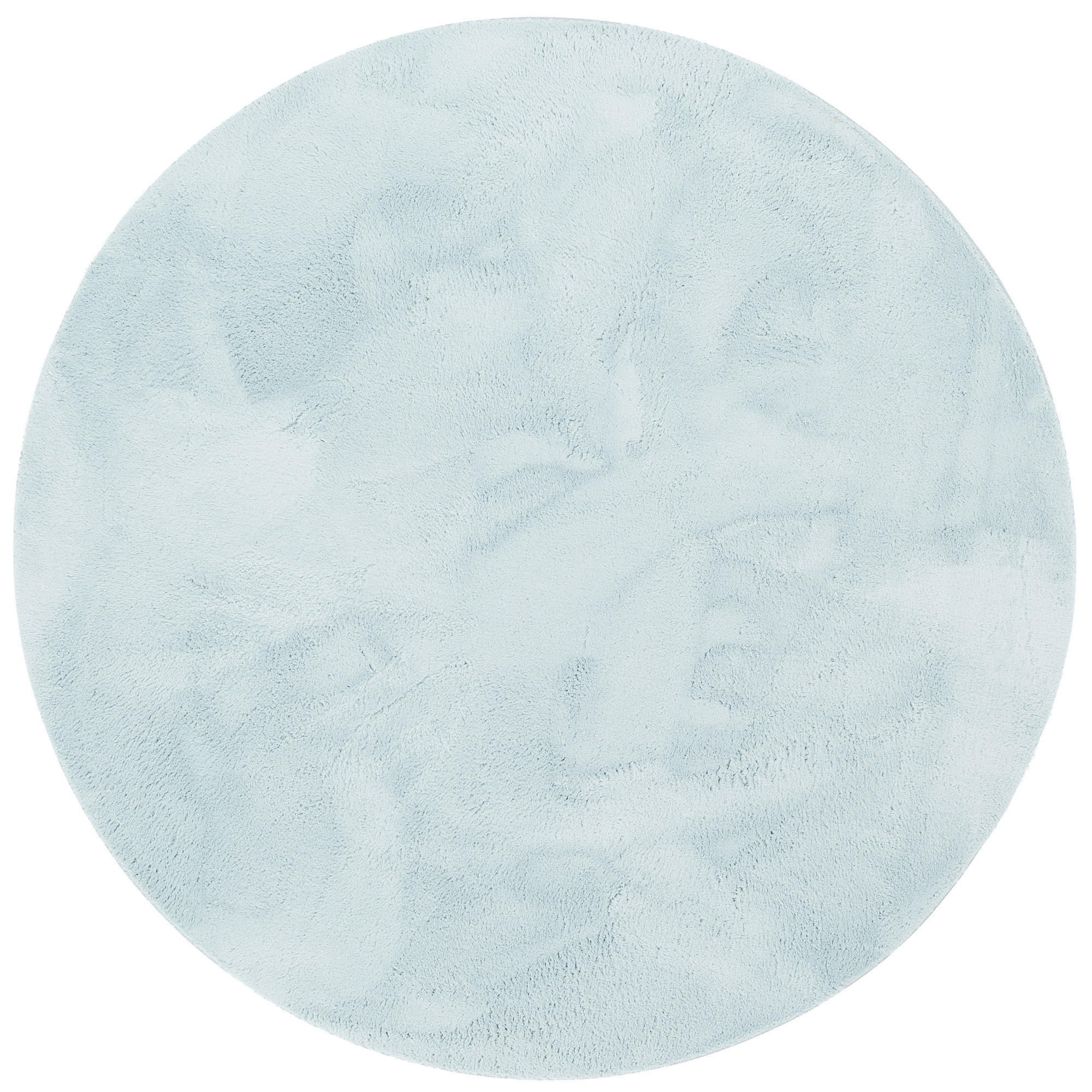 FELLTEPPICH SUPER SOFT PEARL RUND - Blau, Textil (120/120cm) - Pergamon