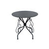 GARTENTISCH - Metall in Eisenoptik - Anthrazit - GUERMANTES von MYLIA - Anthrazit, Metall - Vente-Unique