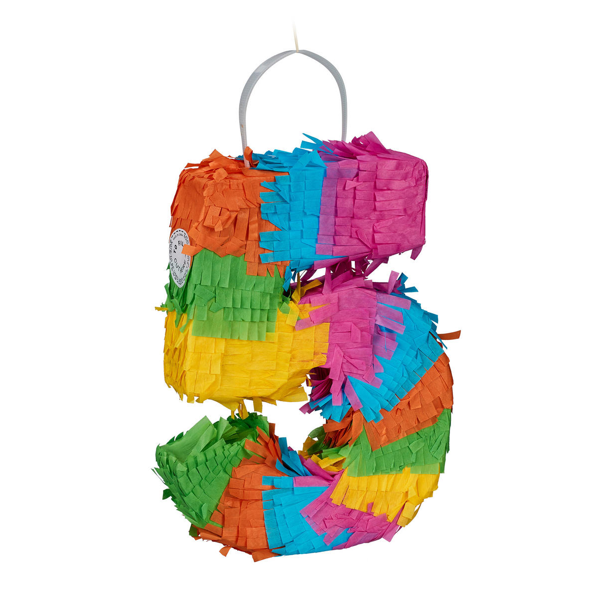 PINATA - Multicolor, Papier/Wellpappe (15/20.5/4.5cm) - Relaxdays