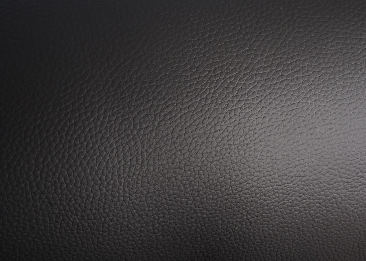 RELAXSESSEL Schwarz - Schwarz, Leder (70/109/147cm) - MCW