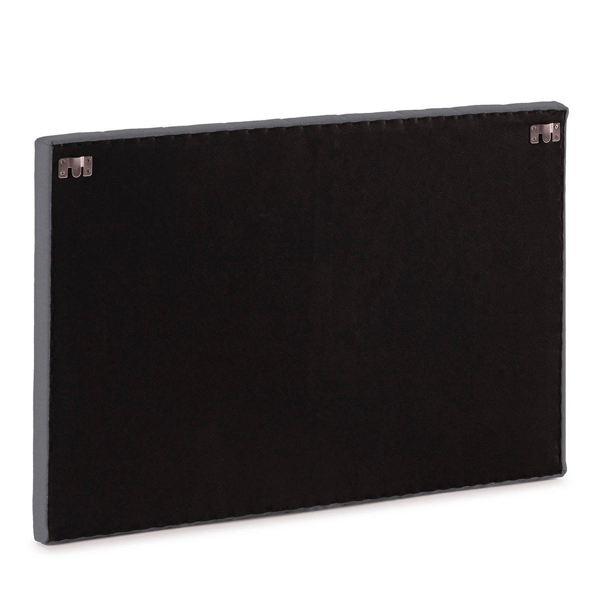 KOPFTEIL Eris 90x60 cm Dunkelgrau - Dunkelgrau, Textil (5/90/90cm) - VS Venta-stock