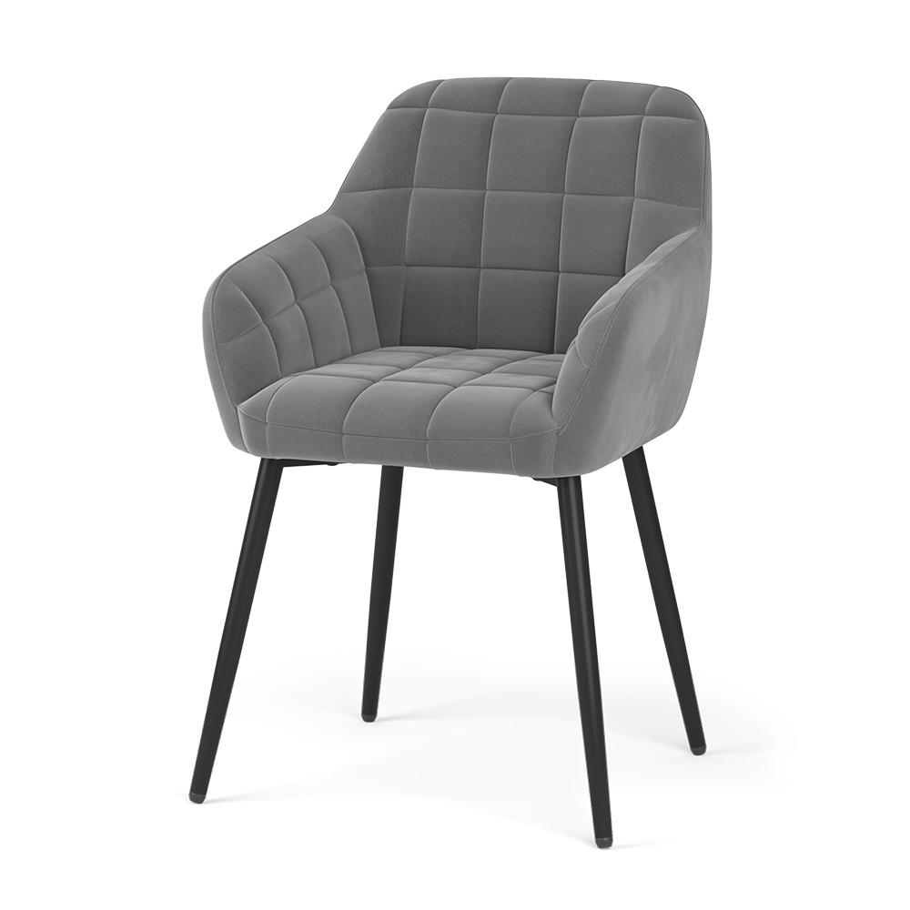 ESSZIMMERSTUHL Relio Grau 53.5 x 55.5 cm - Grau, Textil (53.5/79/55.5cm) - Vicco