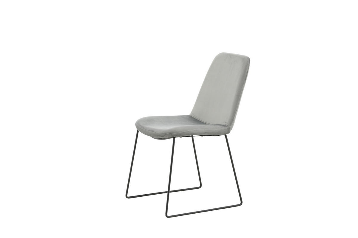 STUHL 2er-Set grau - Grau, Holzwerkstoff (43/84/63cm) - ebuy24