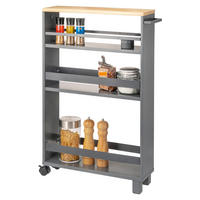 Grau, Holz (50/79/15cm) - eluno