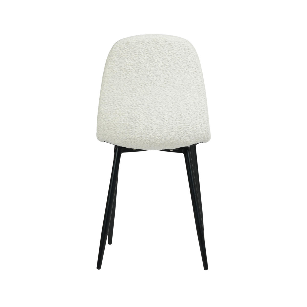 STUHL-SET 4 Stück in Eisen Webstoff Beige - Beige/Schwarz, Holzwerkstoff/Textil (41/85/42cm) - Urban Meuble