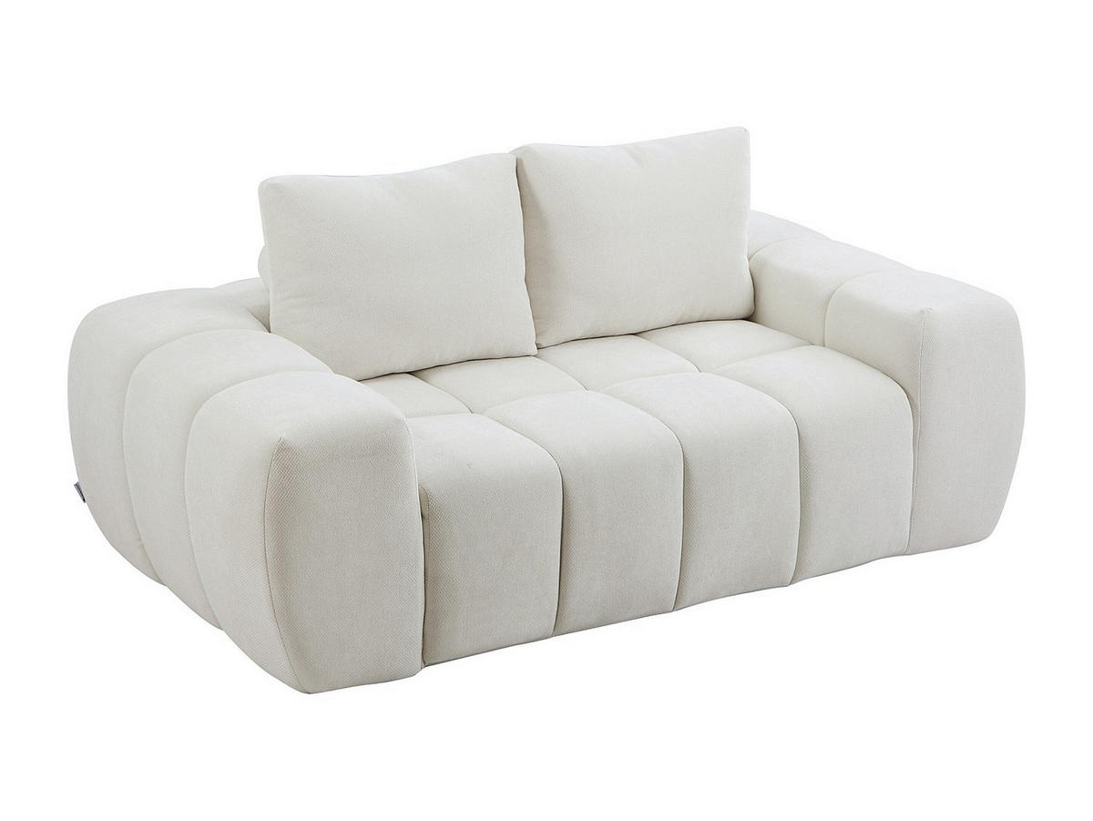 SOFA - 2 Personen - stoff - beige Benafo - Beige, Textil (190/84/104cm) - Vente-Unique