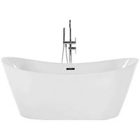 BADEWANNE FREISTEHEND 78x180x72 cm weiß Antigua - Weiß, Kunststoff (78/72/180cm) - Beliani