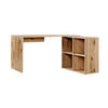 ECKSCHREIBTISCH Der Produktive - Eichefarben, Holzwerkstoff (65/145/77cm) - Mokebo